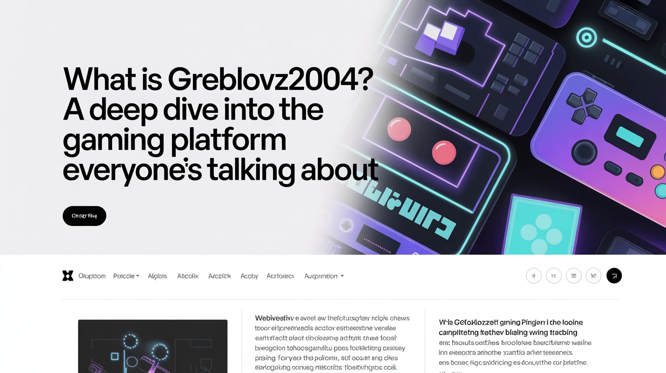 What Is Greblovz2004? A Deep Dive into the Gaming Platform Everyone's Talking About