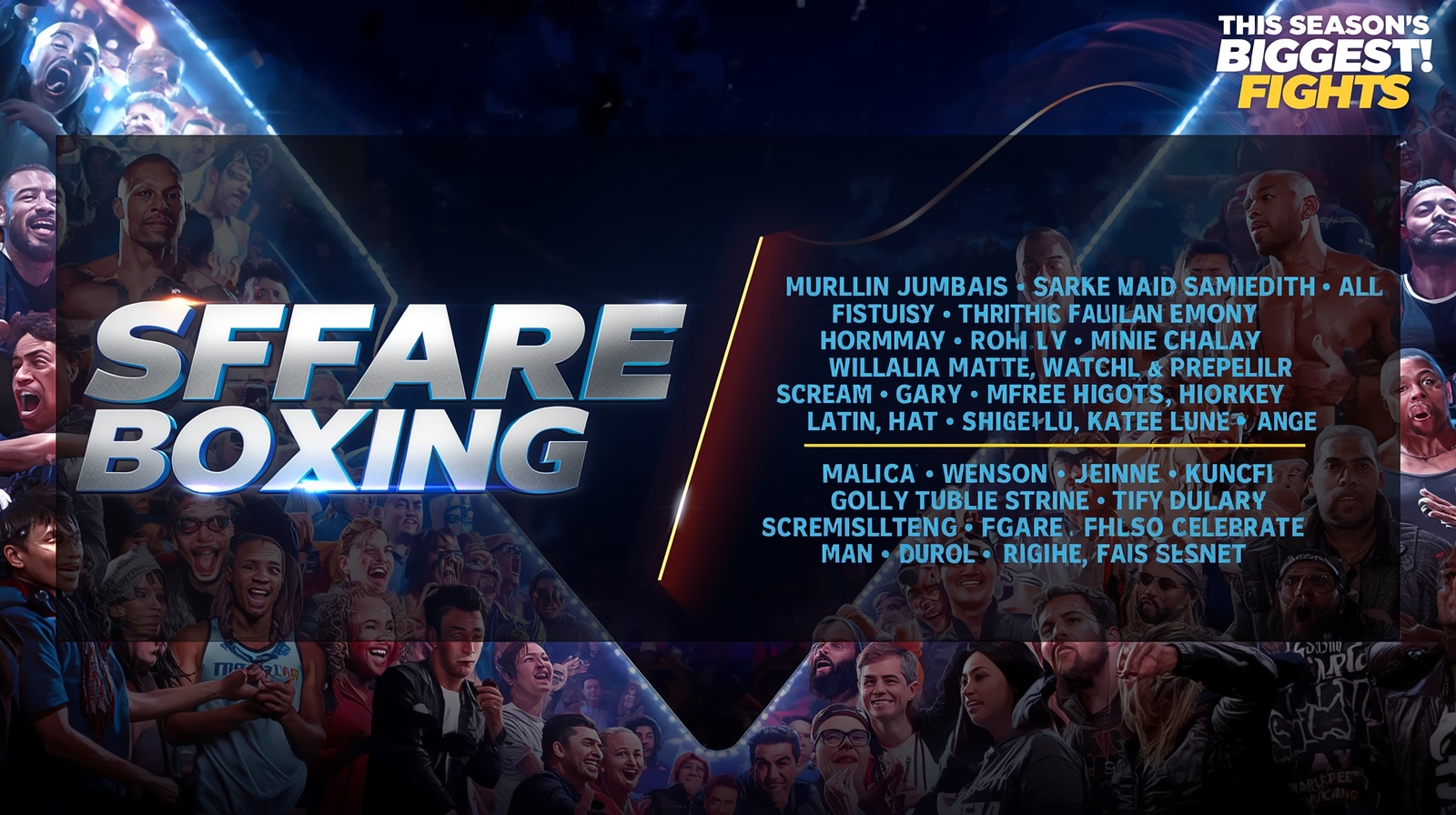Upcoming Fixtures of SFFareBoxing: Every Major Fight You Need to Watch This Season