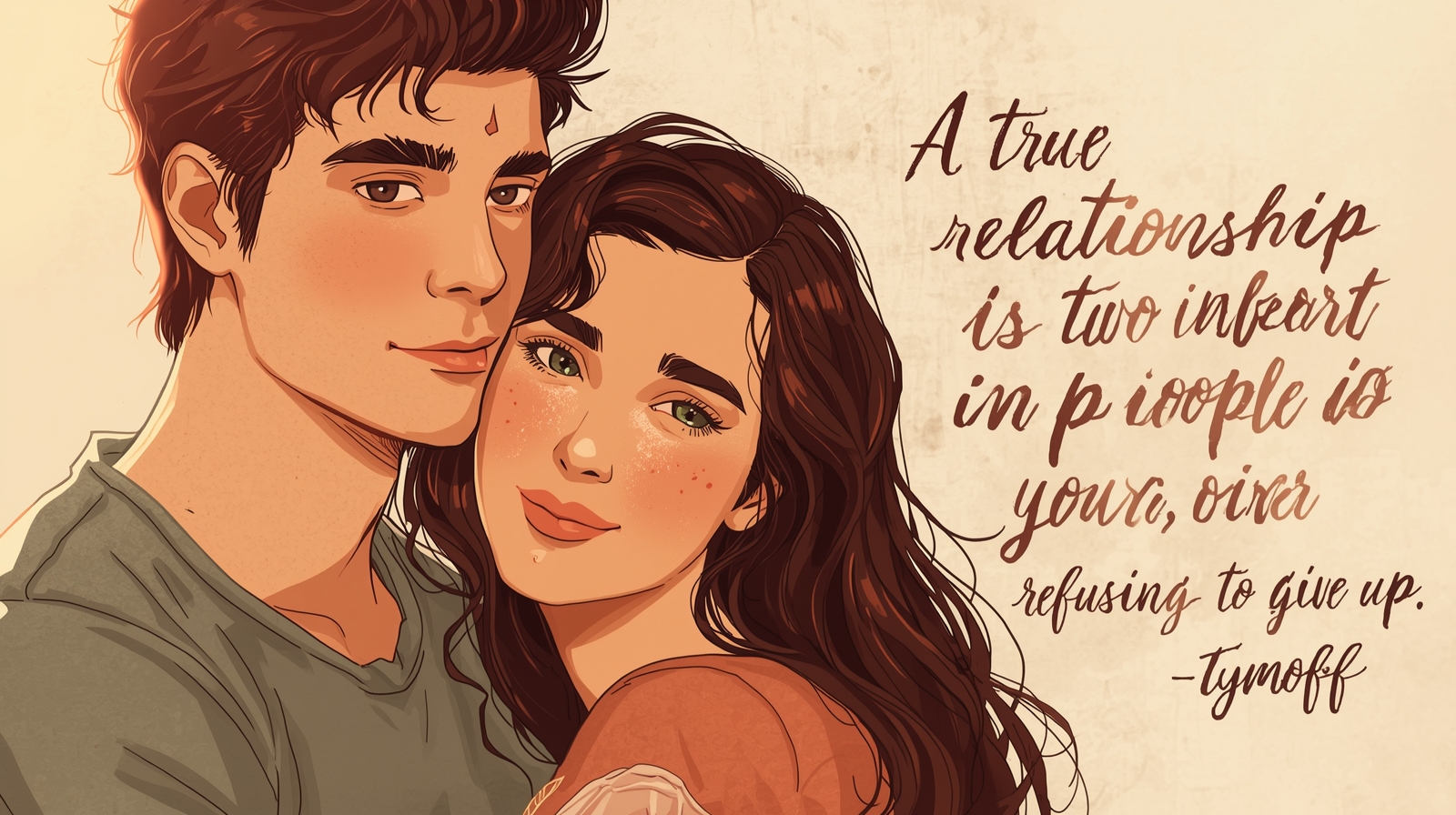 A True Relationship is Two Imperfect People Refusing to Give Up – Tymoff